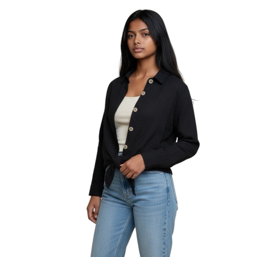 day To day blu pepper By Anthro, Size Medium.   LTOP631
